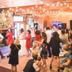 people dancing at a alta wedding