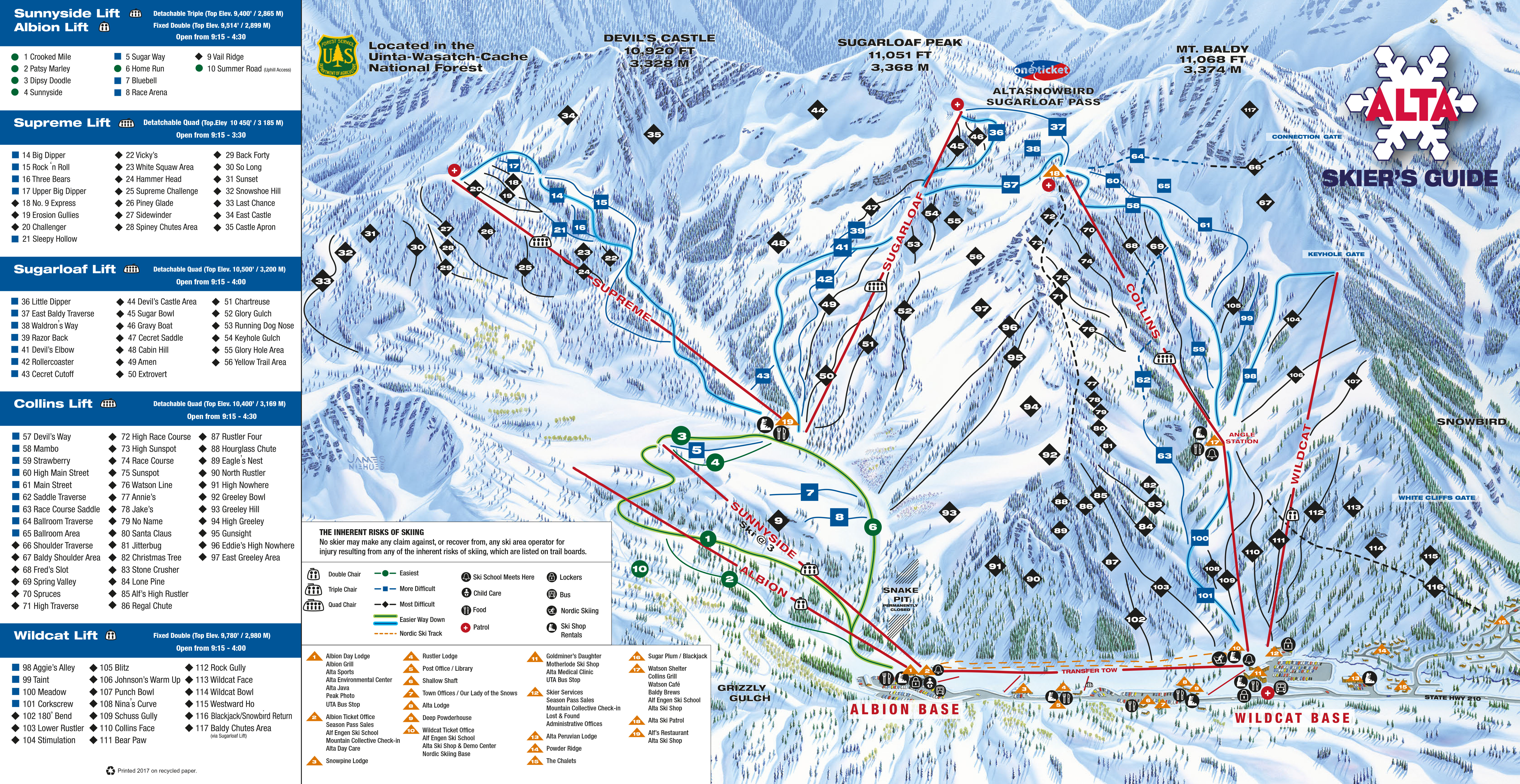 Utah Ski Resort Skiing in Alta, Utah